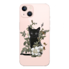 Husa iPhone 15 Plus, Silicon Premium, BLACK CAT